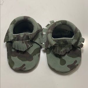 Freshly Picked Green Camo Moccasins